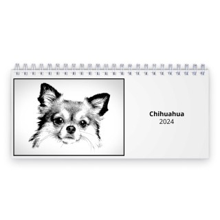 Chihuahua 2024 Desk Calendar