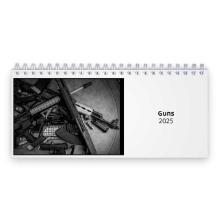 Guns 2024 Desk Calendar