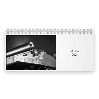 Guns 2024 Desk Calendar