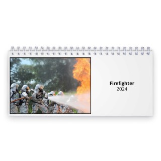Firefighter 2024 Desk Calendar