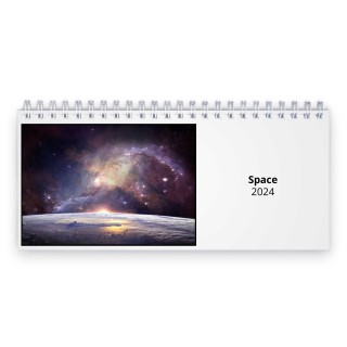 Space 2024 Desk Calendar