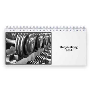 Bodybuilding 2024 Desk Calendar