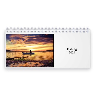 Fishing 2024 Desk Calendar