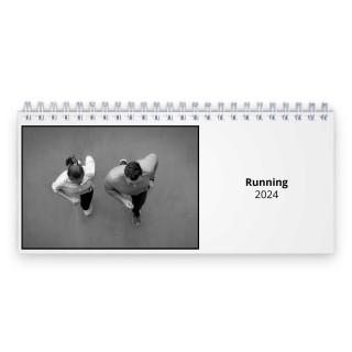 Running 2024 Desk Calendar