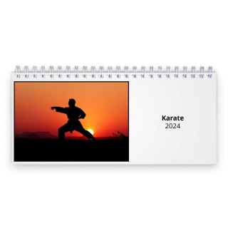 Karate 2024 Desk Calendar