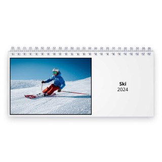 Ski 2024 Desk Calendar