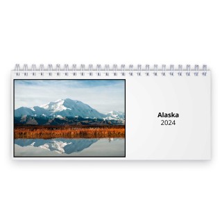 Alaska 2024 Desk Calendar