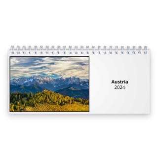 Austria 2024 Desk Calendar