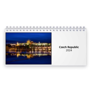 Czech Republic 2024 Desk Calendar