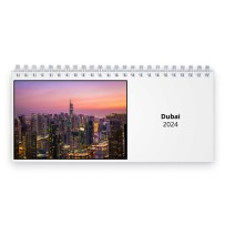 Dubai 2024 Desk Calendar