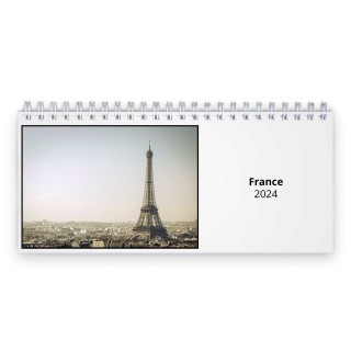 France 2024 Desk Calendar