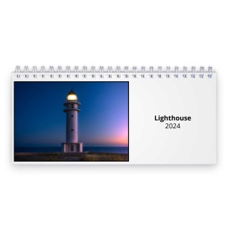 Lighthouse 2024 Desk Calendar
