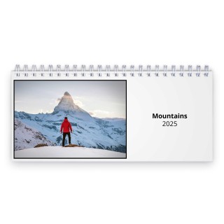 Mountains 2024 Desk Calendar