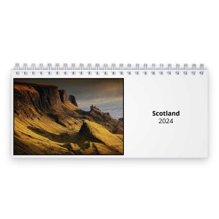 Scotland 2024 Desk Calendar
