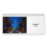Vermont 2024 Desk Calendar