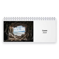 Caves 2024 Desk Calendar