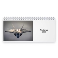 Airplanes 2024 Desk Calendar