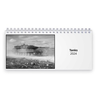 Tanks 2024 Desk Calendar
