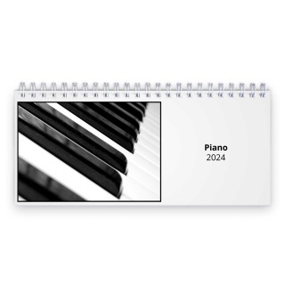 Piano 2024 Desk Calendar