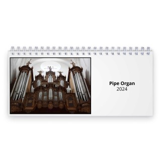 Pipe Organ 2024 Desk Calendar