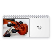 Violin 2024 Desk Calendar