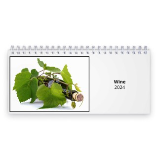 Wine 2024 Desk Calendar