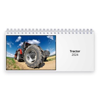 Tractor 2024 Desk Calendar