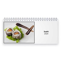 Sushi 2024 Desk Calendar