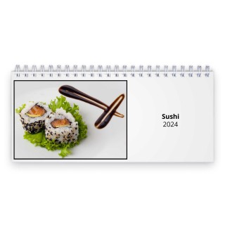 Sushi 2024 Desk Calendar