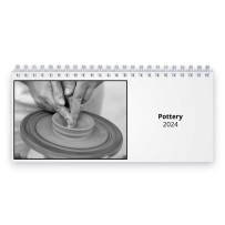 Pottery 2024 Desk Calendar