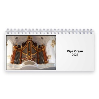 Pipe Organ 2024 Desk Calendar