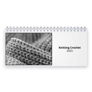 Knitting Crochet 2024 Desk Calendar