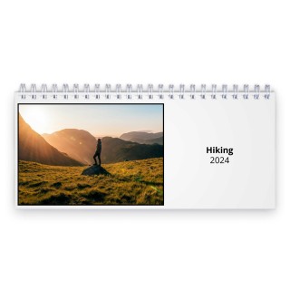 Hiking 2024 Desk Calendar
