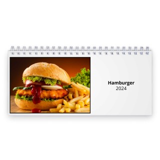 Hamburger 2024 Desk Calendar