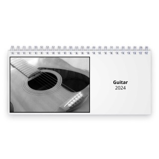 Guitar 2024 Desk Calendar