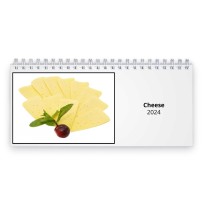 Cheese 2024 Desk Calendar