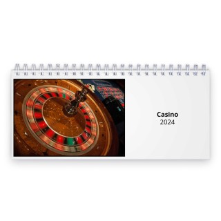 Casino 2024 Desk Calendar