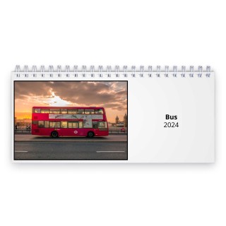 Bus 2024 Desk Calendar