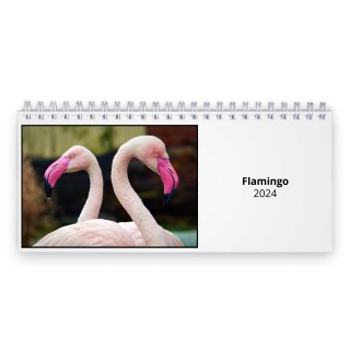 Flamingo 2024 Desk Calendar