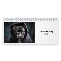 French Bulldog 2024 Desk Calendar