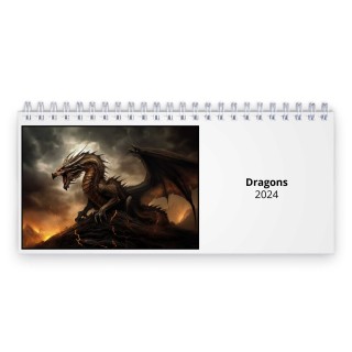 Dragons 2024 Desk Calendar