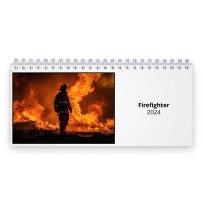 Firefighter 2024 Desk Calendar