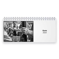 Guns 2024 Desk Calendar