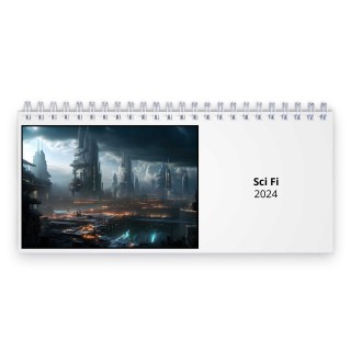Sci Fi 2024 Desk Calendar