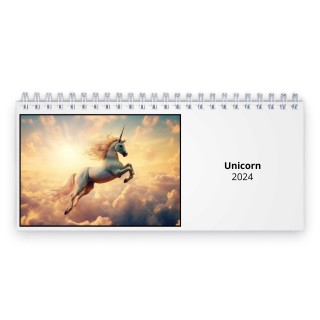 Unicorn 2024 Desk Calendar