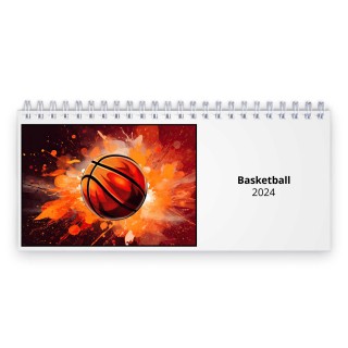 Basketball 2024 Desk Calendar