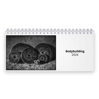 Bodybuilding 2024 Desk Calendar