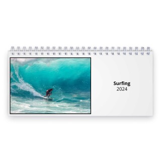 Surfing 2024 Desk Calendar