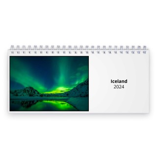 Iceland 2024 Desk Calendar