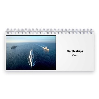 Battleships 2024 Desk Calendar